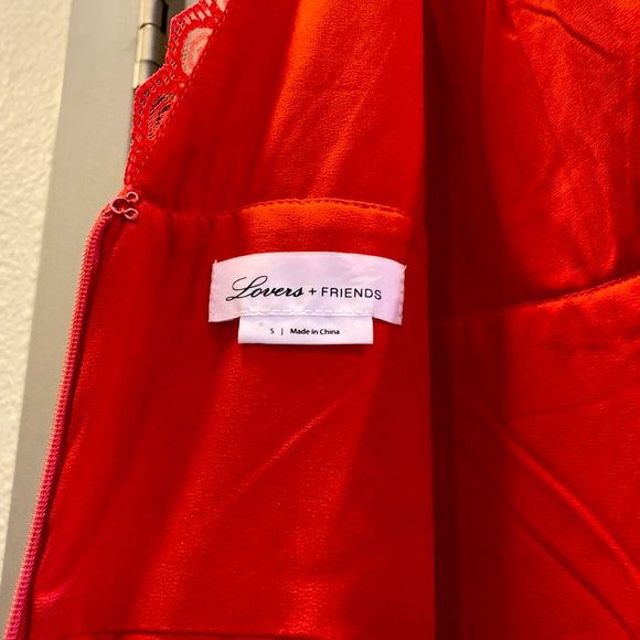 Lovers and Friends Kenneth Jumpsuit in Red Size Small - Picture 4 of 6